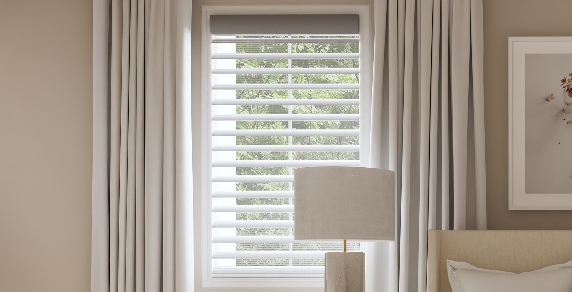 Room Darkening Sheer Shades